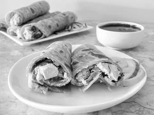 Chicken Shawarma Paratha Roll