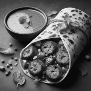 Makhani Soya Chaap Roll
