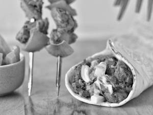 Chicken Tikka Baghdadi Roll