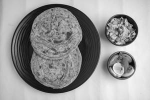 Egg Bhurji+2 Pcs Roti