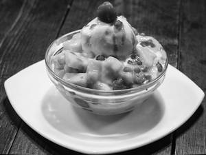 Fruit Salad With Ice Cream