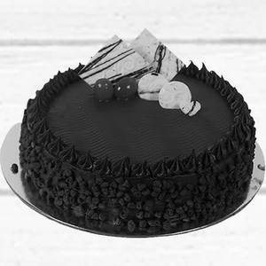 Eggless Crunchy Choco Cake [ 450 Grams ]