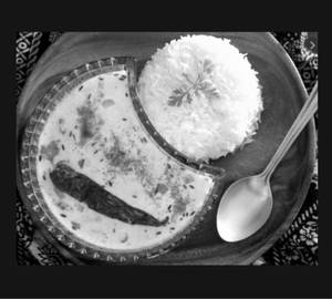 Kadhi Pakoda + Chawal ( 300 M L + 400 M L   