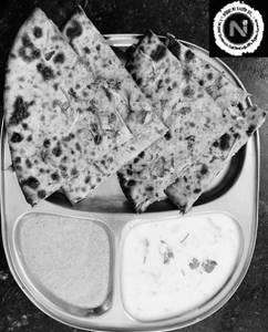 Whole Wheat Paneer Paratha(tandoor)