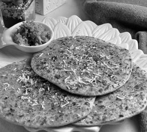 Jaggery paratha