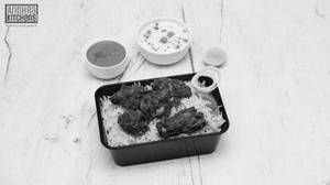 Andhra Style Chicken Fry Piece Pulav (With Bone) [Serves 1]
