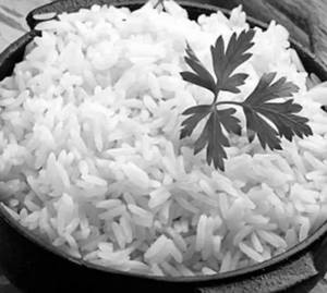 Plain rice