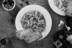 Pink Sauce Pasta Veg