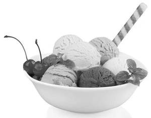 Five Rose Pick Ice Cream (5 In Scoop)