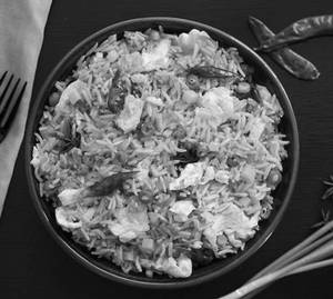 Half Egg Schezwan Fried Rice