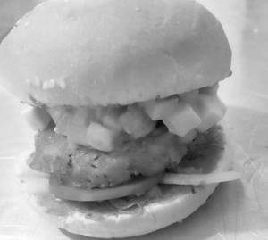 Chicken Paneer Burger