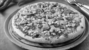 Special corn pizza