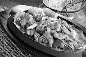 Chicken Tri Pastha Sizzlers