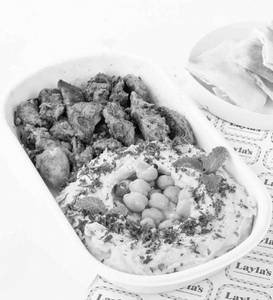 Juicy Lamb With Hummus