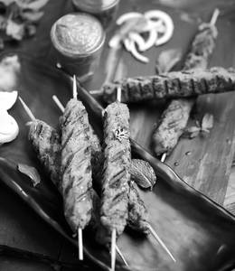 Veg seekh kebab