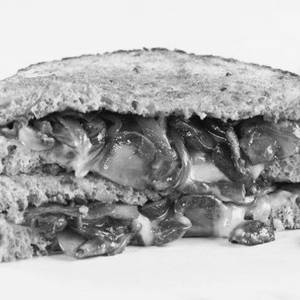 Mushroom And Onion Sandwich
