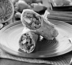 Paneer Peri Peri Wrap