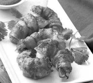 Bacon Wrap Prawns
