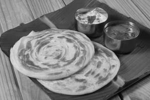 Kerala Parotta 3 Pcs With Curry