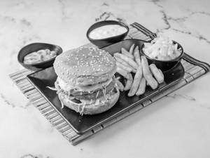 Jain Fries Burger
