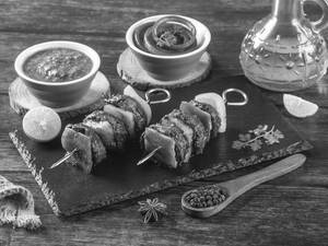 Mushroom Tikka With Red Masala