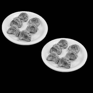 Simply Veg Fried Momos ( 6 Pcs ) + Simply Chicken Fried Momos ( 6 Pcs )