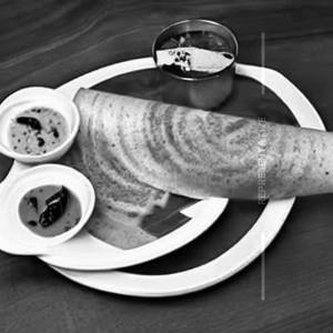 Cheese masala dosa