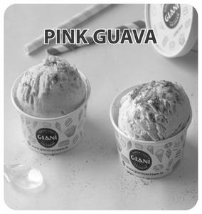 Pink Guava Fruit Ice Cream