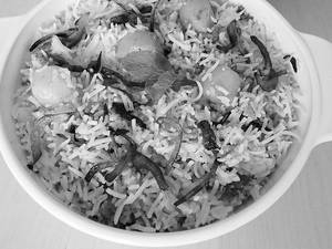 Aloo dum biryani