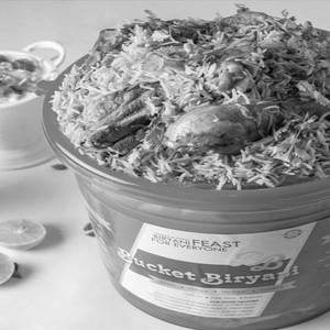 Chicken Dum Biryani Bucket For 8 To 9person(ckn 65 8pc)