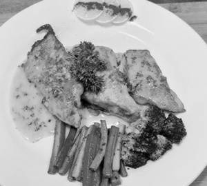 Grilled Fish Fish Lemon Herbs Butter Sauce 4 pc Fillet