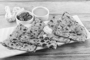 Green Peas Gobi Paratha
