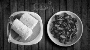 Puttu + Half Beef Fry