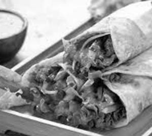 Chicken Peri Peri Shawarma + Chicken Plain Shawarma