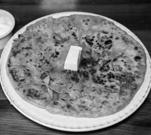 Methi Corn Cheese Paratha