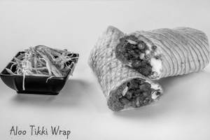 Desi Aloo Tikki Wraps