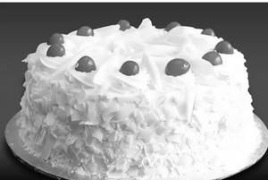White Forest Cake