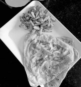 3 Pcs Paratha Bhujiya (alu)