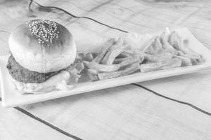 Veg burger combo