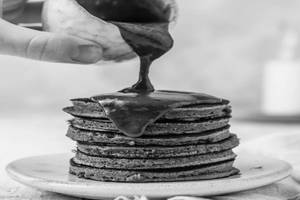 Protein Chocolate Pancake
