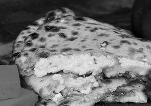 Cheese Capsicum Onion Mushroom Naan