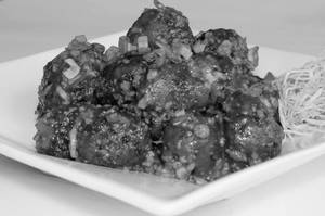 Schezwan Manchurian Dry (jain Preparation Not Available)