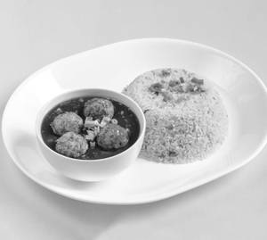 Veg Triple Manchurian Rice