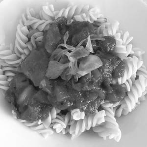 Spaghetti In White Sauce