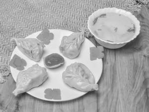 Chicken Steam Momo (4 Pcs)