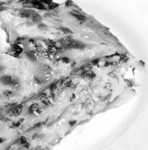 Bacon Pesto Lasagne