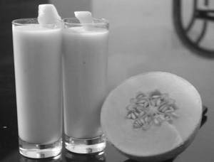 Muskmelon milk shake 
