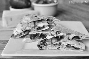 Saute Mushroom Quesadilla