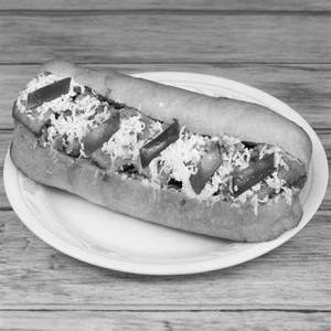 Grilled Paneer Hot Dog