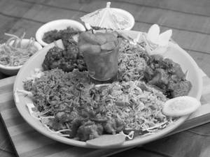 Chicken Three Treasure Rice